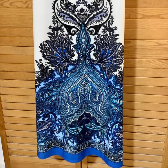 Venus Tube Dress Small White / Blue - Picture 6 of 10